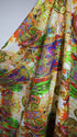 100% Linen - 'Our Riviera' | Green & Pink